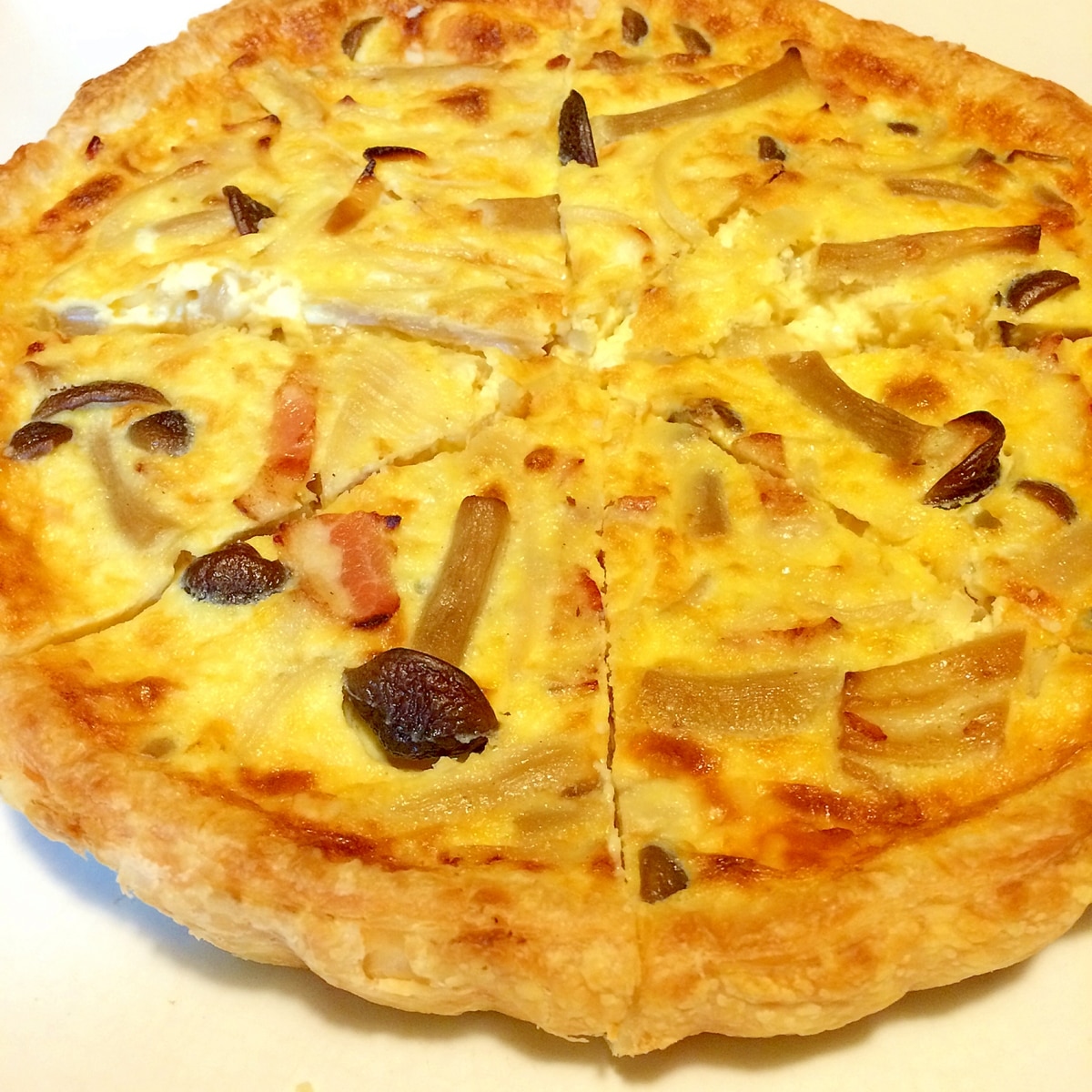 冷凍パイシートで しめじと玉ねぎのキッシュ レシピ 作り方 By きのこのみみ 楽天レシピ